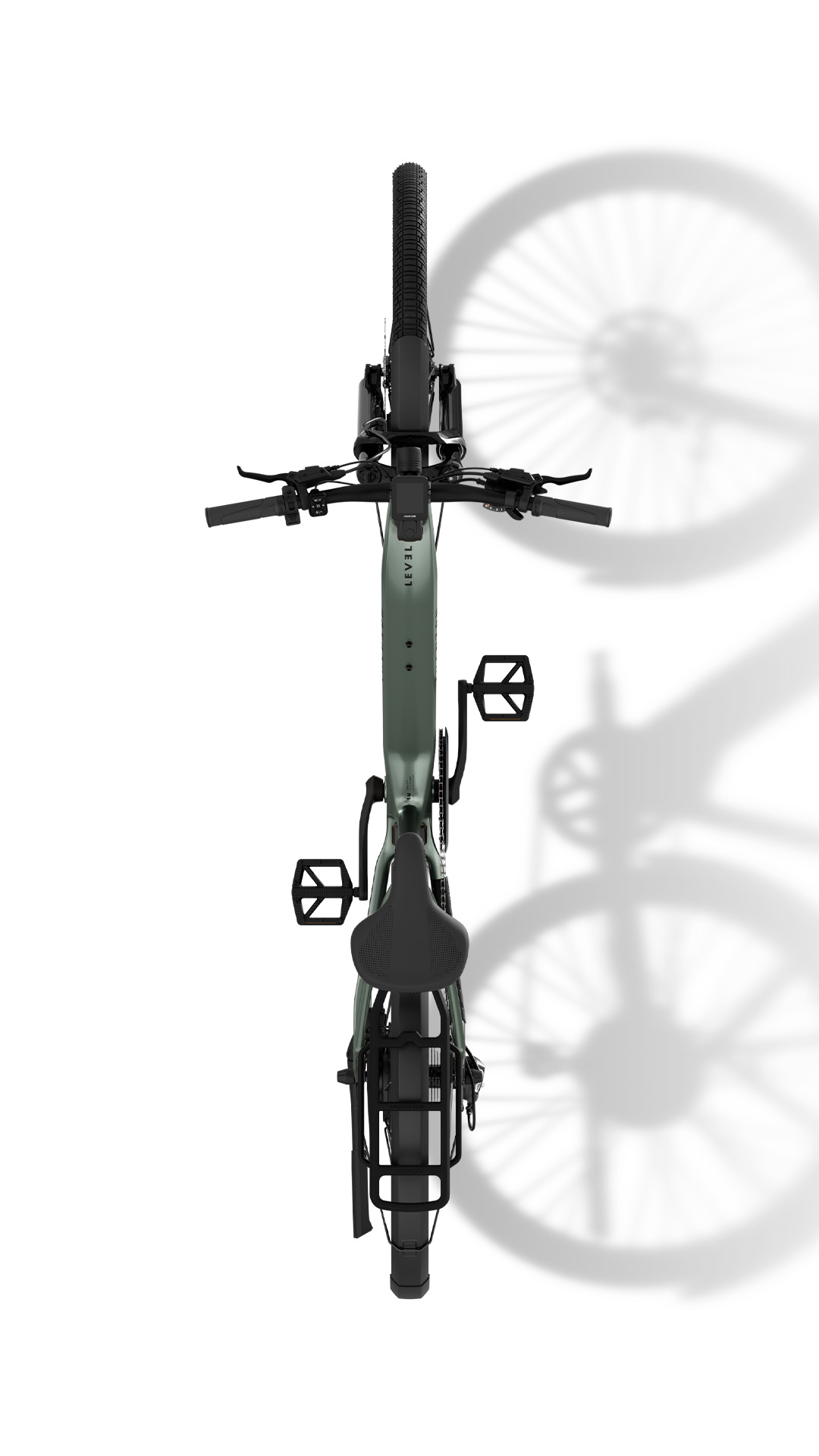 Aventon Level 4 REC Glacier Mint vista cenital
