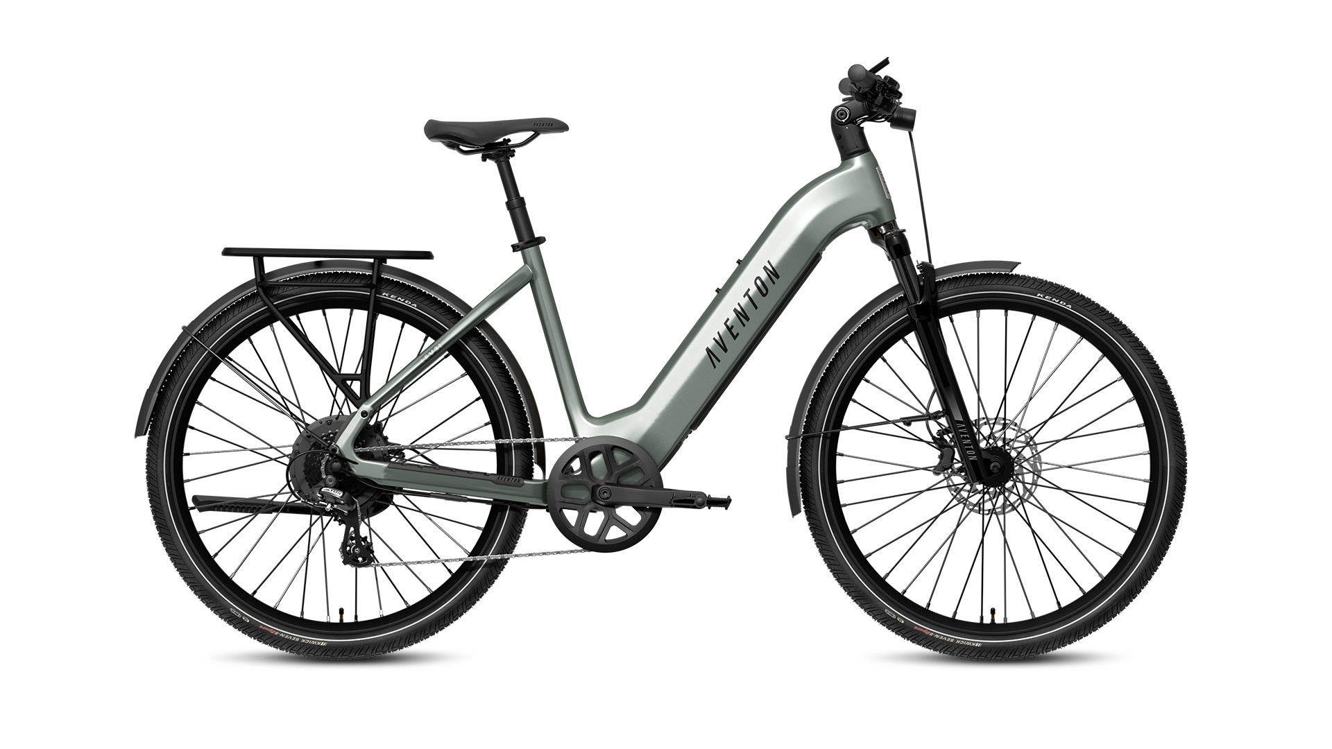 Aventon Level 4 REC Glacier Mint de perfil