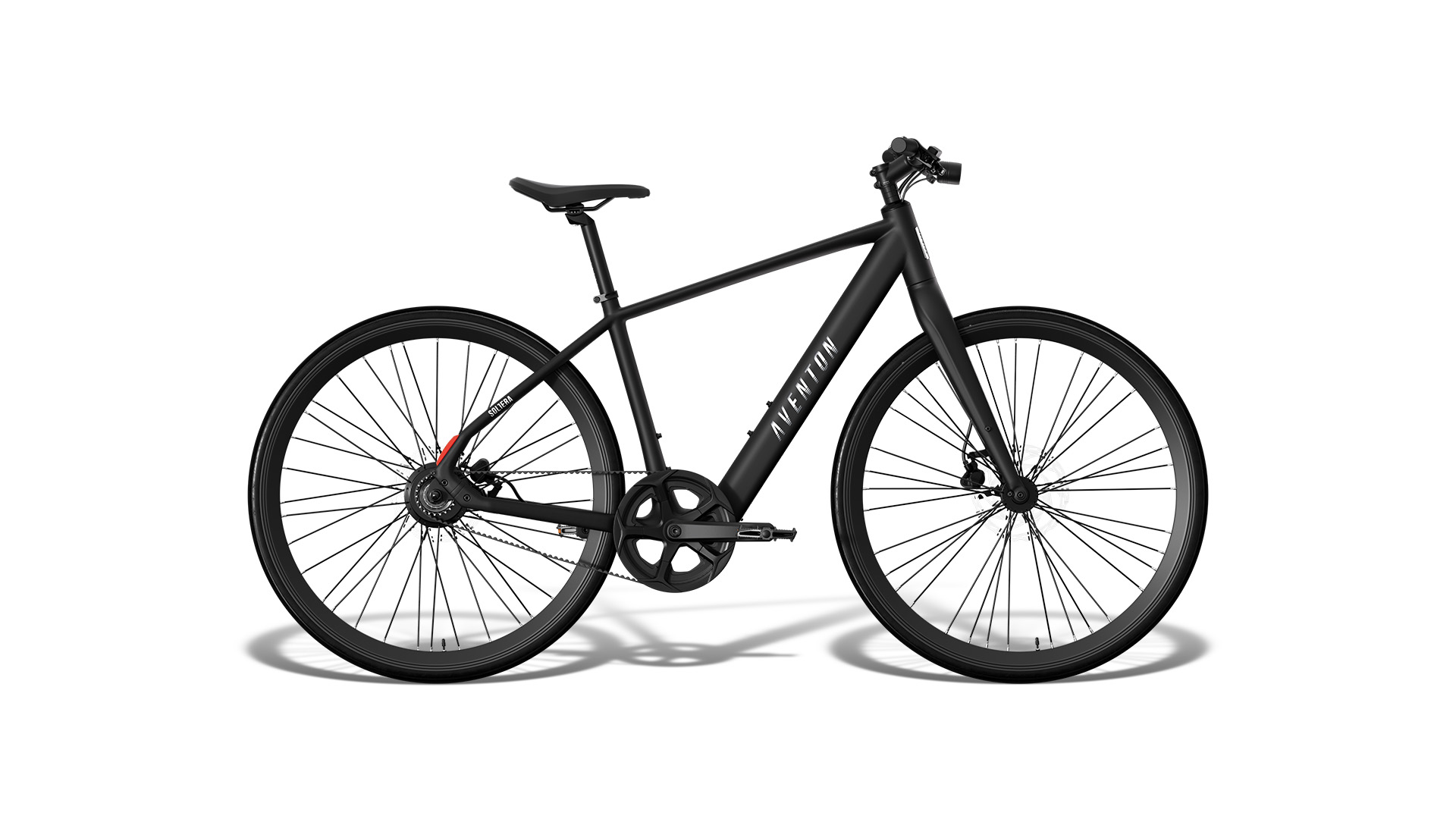 Aventon Soltera 3 ADV Matte Black de perfil